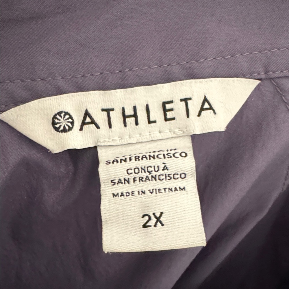 Athleta A Frame Poplin Performance Button Up Shirt - image 6